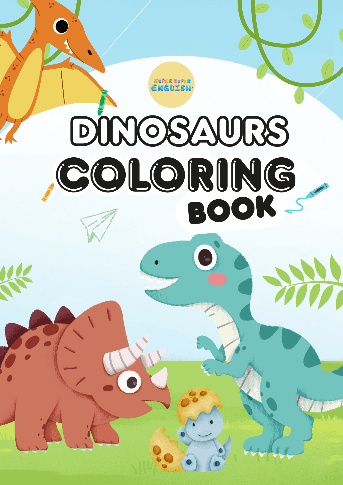 Dinosaurs Coloring Book