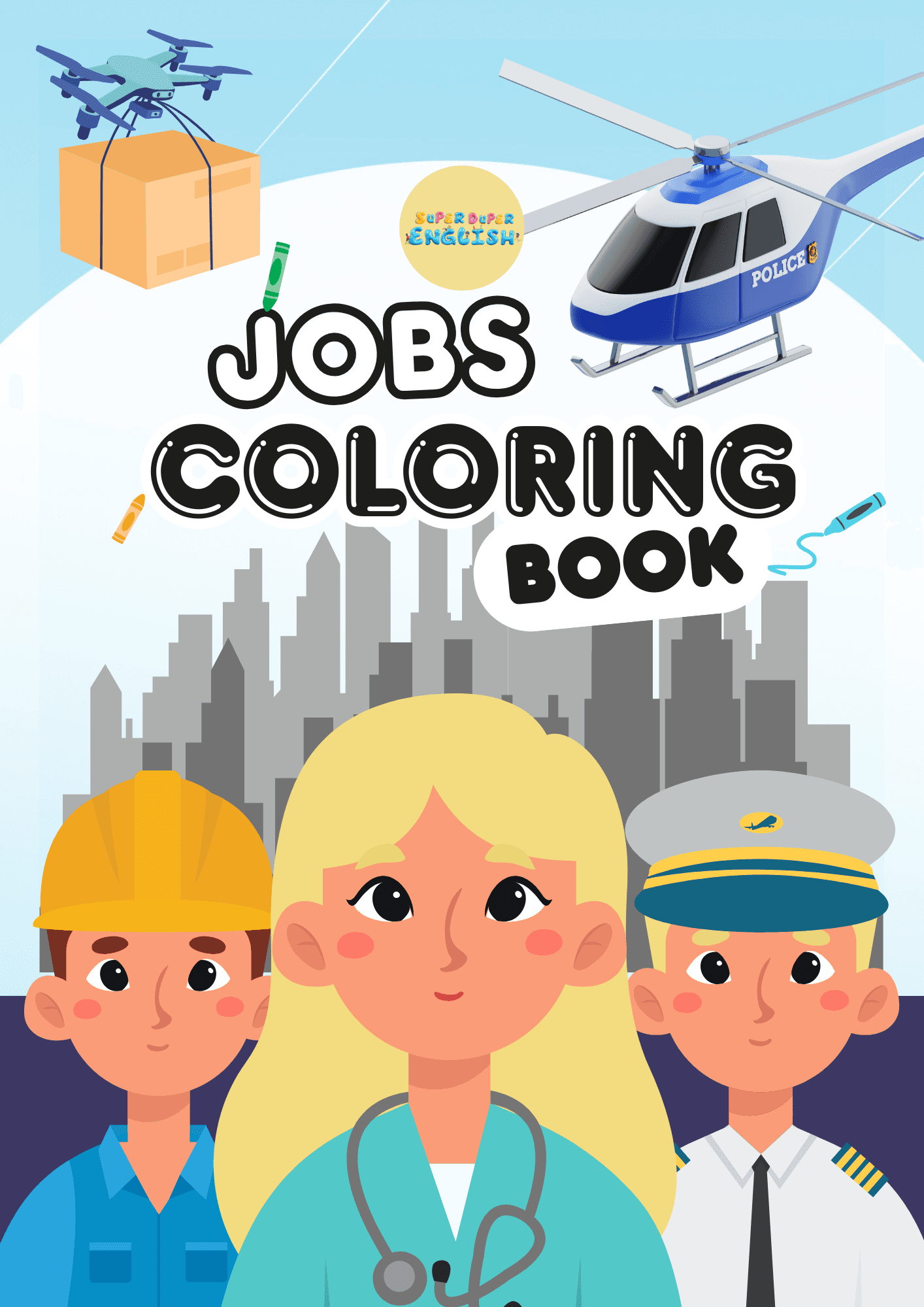 Jobs Coloring Book