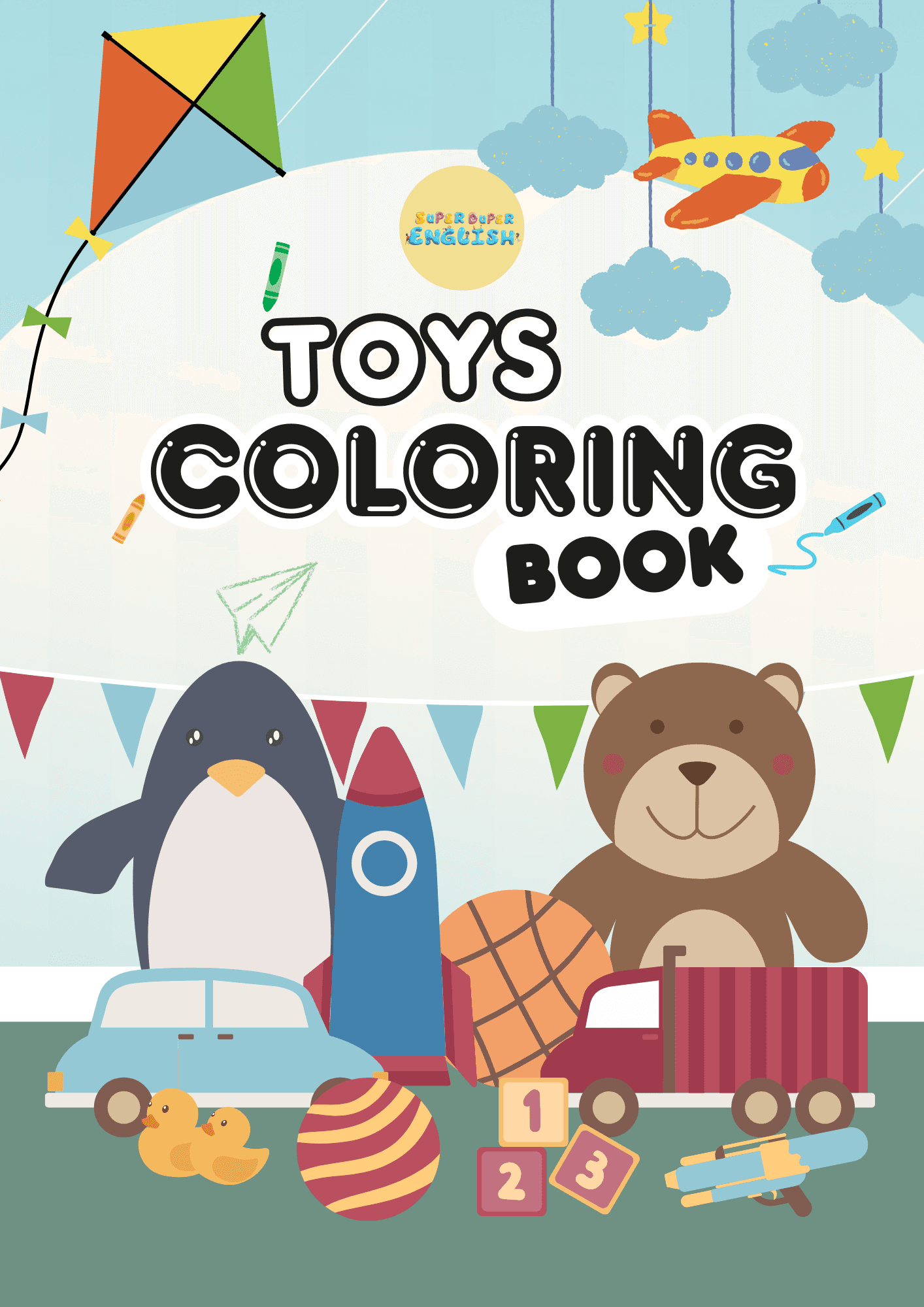 Toys Coloring Book