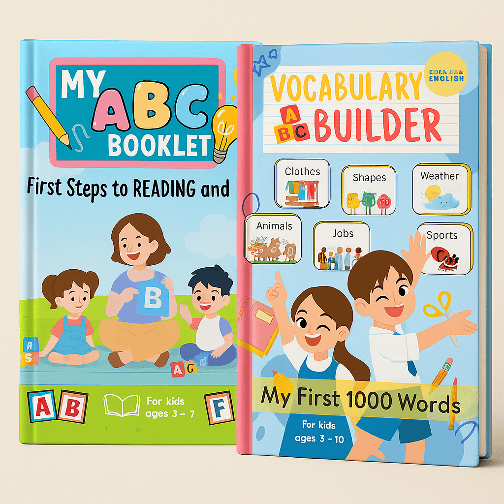 ABC Booklet + Vocabulary Builder (All in one Series)